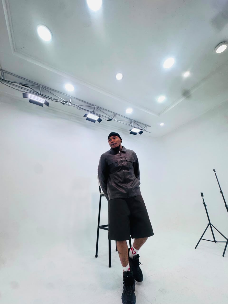 H3RITAGE — Studio Lights Portrait H3RITAGE under bright studio lights — official promotional portrait